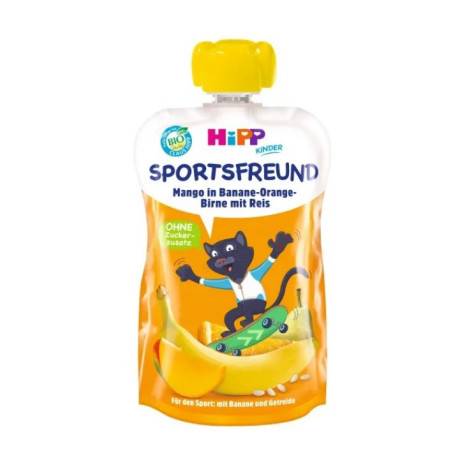 HiPP BIO KINDER Banán Pomaranč Hruška Mango Ryža kapsička 120 g