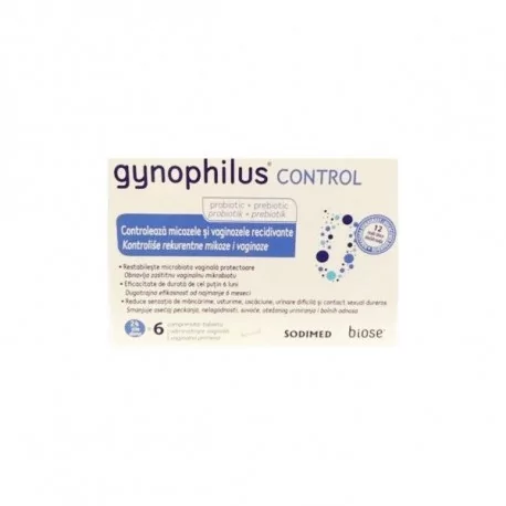 GYNOPHILUS CONTROL vaginálne tablety 6 ks