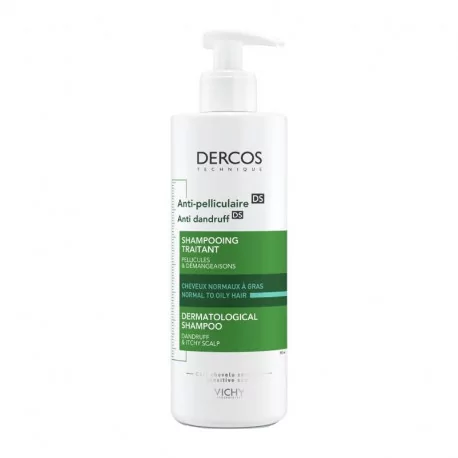 VICHY DERCOS šampón proti lupinám na normálne a mastné vlasy 390 ml