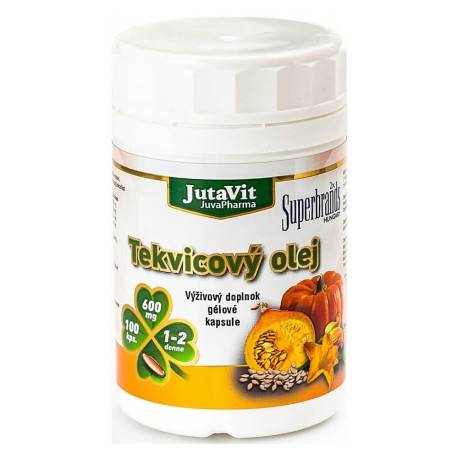 JutaVit Tekvicový olej kapsuly 100 ks