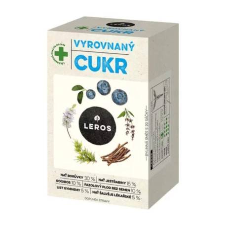 LEROS VYROVNANÝ CUKOR vrecúška 20 x 1 g 