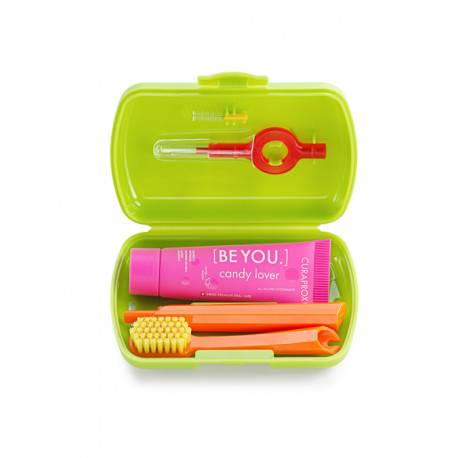CURAPROX Travel set zelený 1 ks