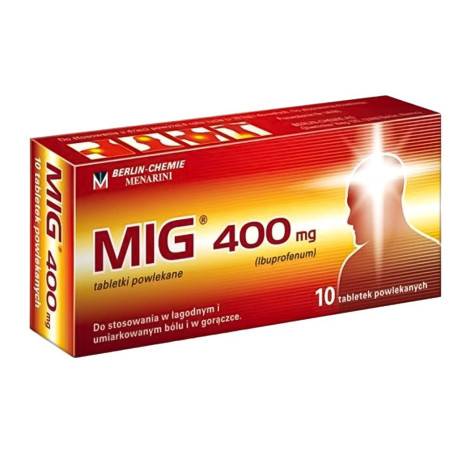 MIG-400 tablety 400 mg 10 ks