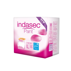 Indasec Pant Plus L plienkové nohavičky navliekacie boky 110-140 cm 12 ks
