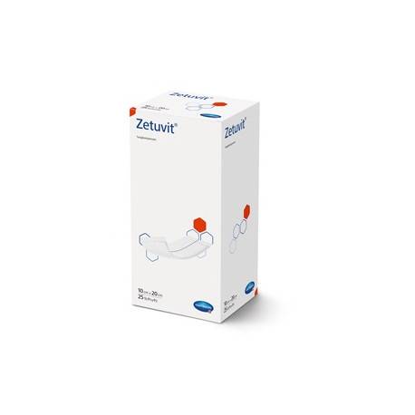 ZETUVIT kompres nasiakavý sterilný 10 x 20 cm 25 ks