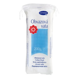VATA OBVÄZOVÁ skladaná nesterilná zmes 200 g