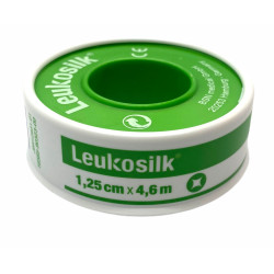 LEUKOSILK náplasť na cievke 1,25 cm x 5 m 1 ks