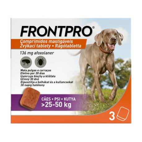 FRONTPRO 136MG 3X1TBL XL 25-50KG 154765