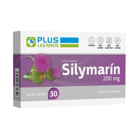 PLUS LEKÁREŇ Silymarín 200 mg tablety 30 ks
