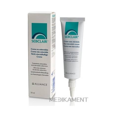 SEBCLAIR krém dermálny pri seboreickej dermatitíde 30 ml
