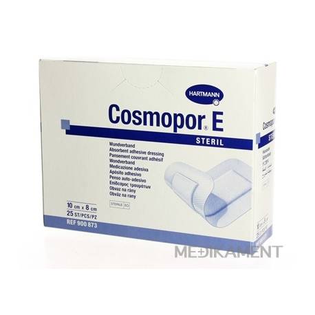 Cosmopor E obväz na rany sterilný 10 x 8 cm 25 ks