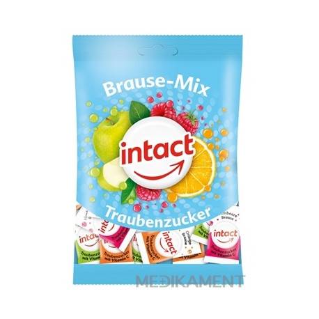 INTACT Brause - Mix Hroznový cukor s vitamínom C šumivé pastilky 100 g