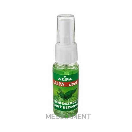 ALPA DENT ÚSTNY DEZODORANT s mätou a eukalyptom 30 ml