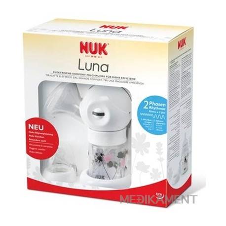 NUK LUNA Elektrická odsávačka na mlieko pre dojčiace mamičky 1 ks