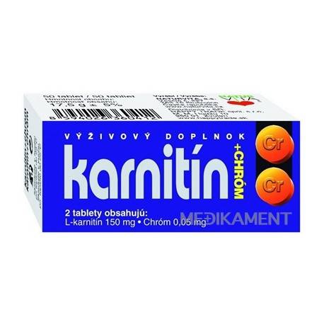NATURVITA KARNITÍN + CHRÓM tbl 1x50 ks