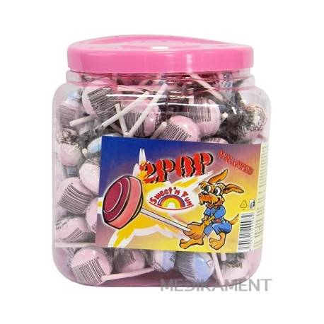 2POP Lízanka s hroznovým cukrom Swetn Fun 125 ks x 10 g