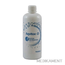 AQVITOX-D prostriedok na ošetrenie rán, roztok 1x500 ml