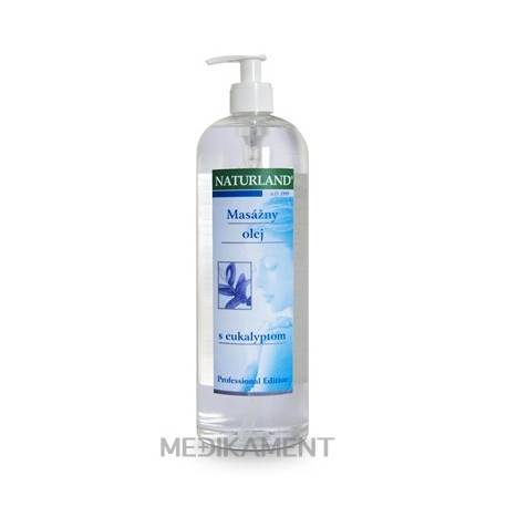 NATURLAND MASÁŽNY OLEJ S EUKALYPTOM 1000 ml