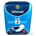 ATTENDS Soft Normal 2 ženské inkontinenčné vložky, savosť 449 ml, veľkosť 26,5 cm 12 ks
