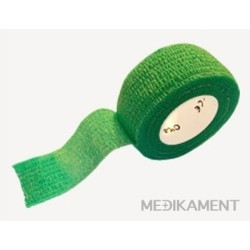 MEDIC Bandáž Finger Zelená 2,5cm x 4,5m, náplasť elastická (rýchloobväz), 1x1 ks