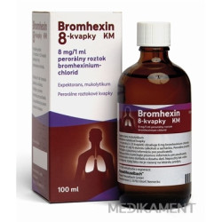 BROMHEXIN 8-KVAPKY KM kvapky 100 ml