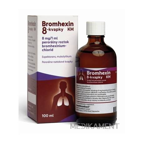 BROMHEXIN 8-KVAPKY KM kvapky 100 ml