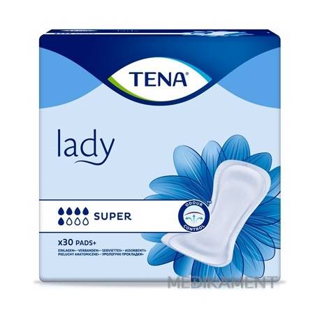 TENA LADY SUPER absorpčné vložky 30 ks