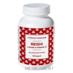 NATURVITA REISHI + zinok a vitamín C kapsuly 60 ks