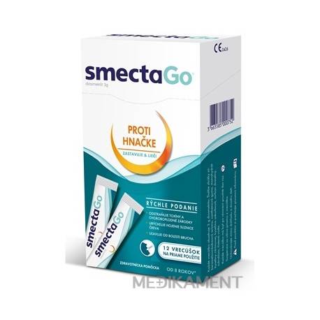 SmectaGo perorálna suspenzia vo vrecúškach 1x12 ks