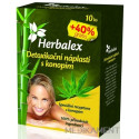 Herbalex Detoxikačné náplasti s konopou 10 ks + 40% gratis (14 ks)