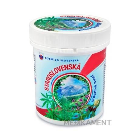 Dobré z SK STAROSLOVENSKÁ chladivá masť masážny prípravok 250 ml