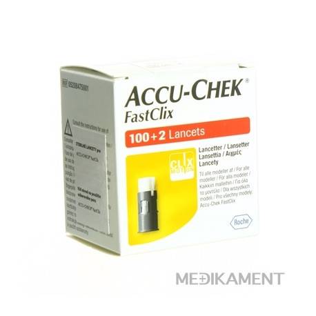 ACCU-CHEK FastClix Zásobník lancetový do odberoveho pera, 17x6 lanciet (102 ks), 1x1 bal