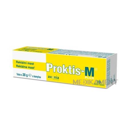 PROKTIS-M PLUS rektálna masť na hojenie rán s obsahom kyseliny hyalurónovej 30 g