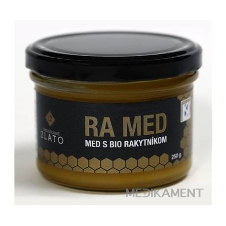 T.ZLATO RA MED - MED S BIO RAKYTNÍKOM pastovaný 250 g