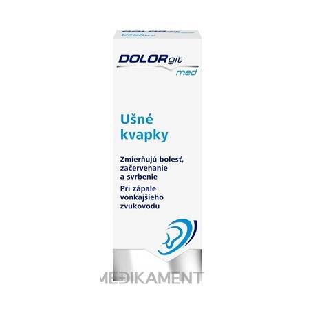 DOLORgit med Ušné kvapky fľaša s kvapkadlom 1x10 ml