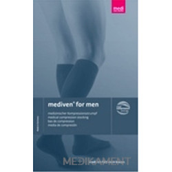 mediven active for men lýtkové pančuchy veľkosť 6 normálne čierne 1 pár