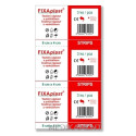 FIXAplast STRIPS náplasť 8 x 4 cm textilná s vankúšikom 3 ks