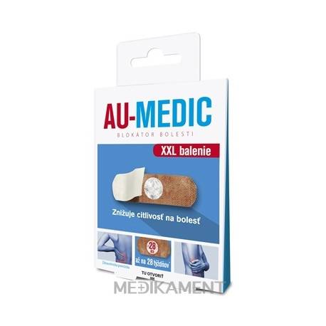 AU-MEDIC blokátor bolesti náplasti (crystal tape) 1x28 ks