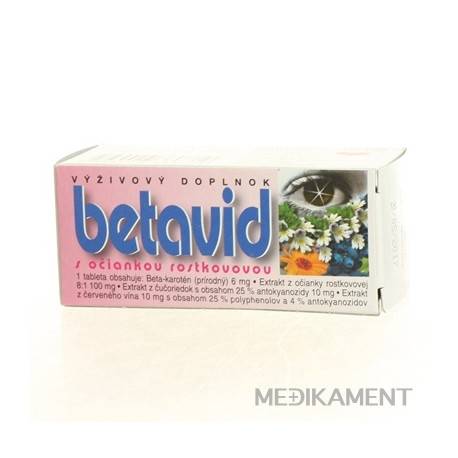 NATURVITA BETAVID s očiankou rostkovovou tablety 60 ks