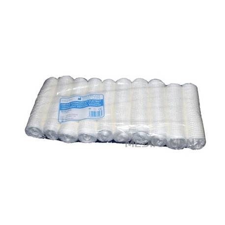 VIDRA Obväz hydrofilný pletený nesterilný 10 cm x 5 m 10 ks