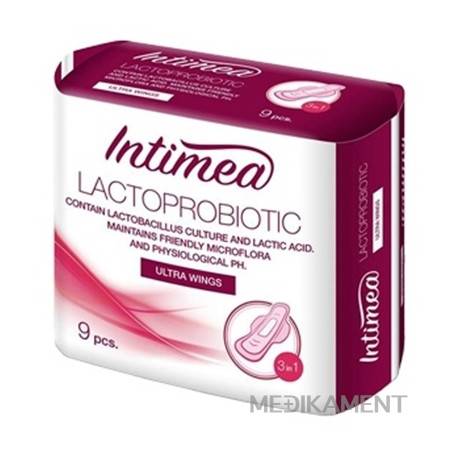 Intimea Lactoprobiotic 3v1 Ultra wings hygienické vložky 1x9 ks