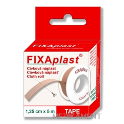 FIXAplast Cievková náplasť 1,25 cm x 5 m textilná 1 ks