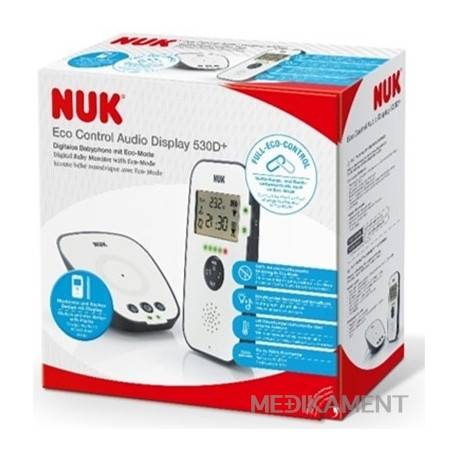 NUK Eco Control Audio Display 530D+ Baby monitor 1 set