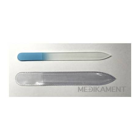PILNÍK SKLENENÝ 13,5 cm farebný obojstranný, hrúbka 2mm, 1x1 ks