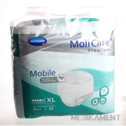 MoliCare Premium Mobile 5 kvapiek XL plienkové nohavičky 14 ks