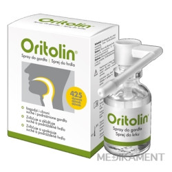 Oritolin sprej do krku 425 dávok 30 ml