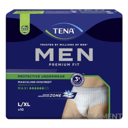 TENA MEN Protective Underwear Level 4 veľkosť L/XL 10 ks
