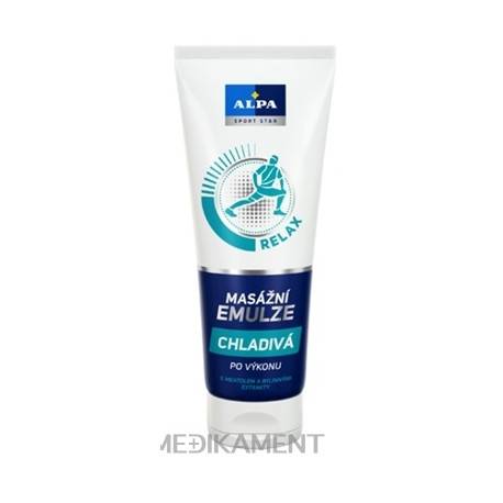 ALPA SportStar EMULZIA MASÁŽNA CHLADIVÁ relax - po výkone 210 ml