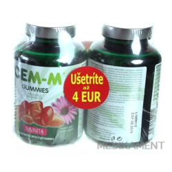 CEM-M GUMMIES IMUNITA želatínové multivitamíny s Echinaceou (zľava 4€) 2x60 (120 ks)