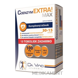 COENZYM EXTRA MAX 100 mg Da Vinci kapsuly 45 ks